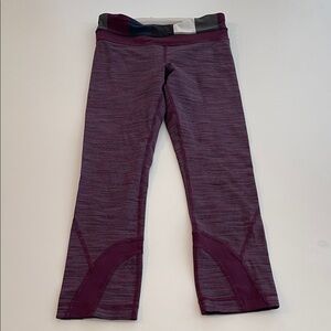 lululemon athletica Purple Maroon Leggings